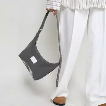 Сумка Niche Hand Bill Сумка через плечо Модная трендовая сумка для поездок на работу Сумка через плечо Сумка для пельменей грязно-белый