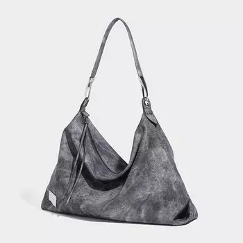 Сумка Niche Retro Design на одно плечо подмышкой, большая вместительная сумка-тоут, повседневная, высокого уровня внешнего вида хаки