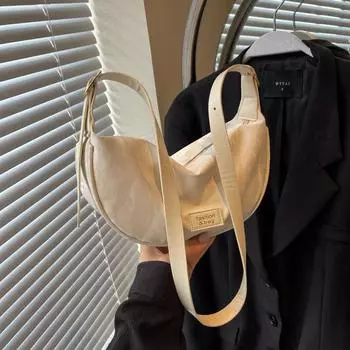 Сумка Niche Underarm Bag женская летняя модная белая сумка-пельмень Высококачественная универсальная сумка-мессенджер через плечо розовый