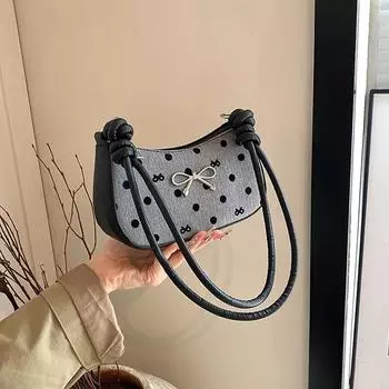 Сумка Niche Underarm Bag женская осенняя сумка через плечо в иностранном стиле с универсальным бантом маленькая женская сумка