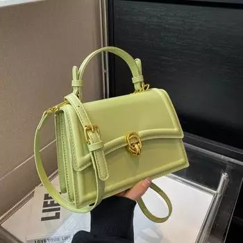 Сумка Niche женская летняя 2024 года, новая модная портативная маленькая квадратная сумка, трендовая универсальная сумка через плечо 19*9*14 зелёный