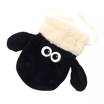 Сумка NICI Shaun the Sheep Figure Face Pouch Shaun Goods Anime Character Drawstring Storage Accessories Cosmetics Sheep Fluffy Gift Present Germany Wh