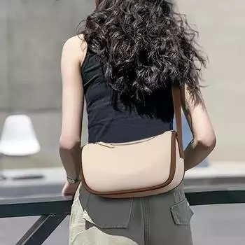 Сумка Ниша Женская сумка Сумка для пельменей Сумка через плечо Весенняя и летняя кожаная высококачественная нагрудная сумка Модная маленькая сумка