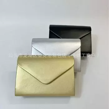 Сумка Новая кожаная сумка PU Банкетное платье Маленькая квадратная сумка через плечо Сумка-конверт для ужина 19*13*6