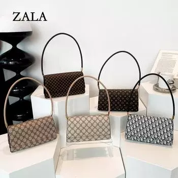 Сумка новая с принтом ретро-цветок сумка через плечо сумки повседневная мода иностранный стиль маленькая квадратная сумка сумка подмышкой