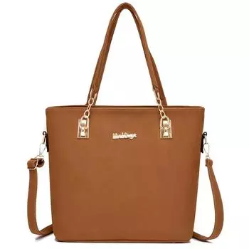 Сумка, новый комплект из шести предметов для матери и ребенка, однотонная ретро матовая портативная сумка через плечо для женщин, большая сумка чёрный