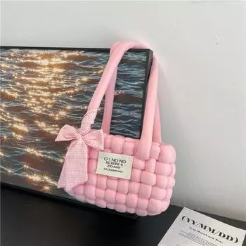 Сумка-облако ручной работы в исландском стиле для девушки Pink full set of materials