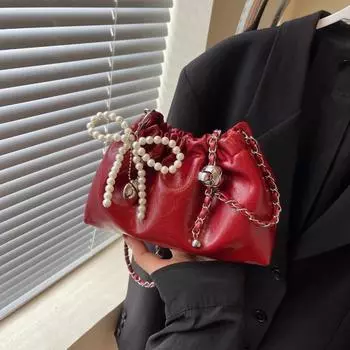 Сумка-облако в западном стиле для женщин, сумка через плечо для женщин, пожилая ниша, новая