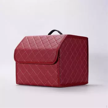 Сумка-органайзер для багажника автомобиля, водонепроницаемые дорожные аксессуары, сверхпрочный органайзер для ботинок из искусственной кожи для чёрный