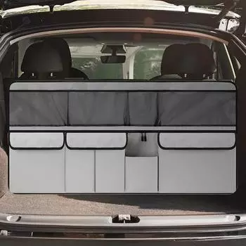 Сумка-органайзер для багажника на заднее сиденье автомобиля, водонепроницаемый органайзер для заднего сиденья минивэна каравана с несколькими карманами