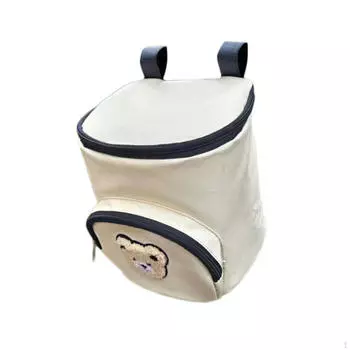 Сумка-органайзер для детской коляски, сумки для подгузников, органайзер для коляски, портативный подвесной органайзер для бежевый