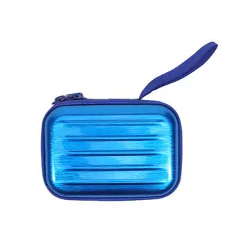 Сумка-органайзер для флаконов с эфирными маслами на 15 ячеек - герметичный подвесной чехол для ароматерапии, путешествий и хранения образцов, портативный ящик для хранения эфирных масел One Size темно-синий