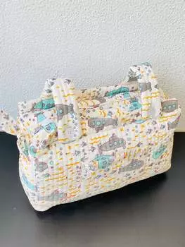 Сумка-органайзер для коляски – стеганая