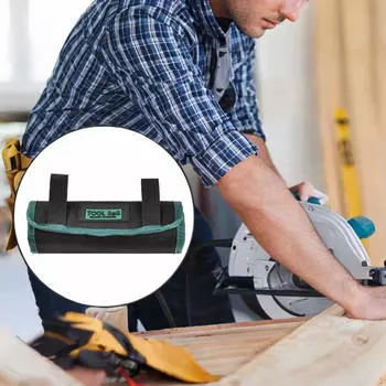 Сумка-органайзер для сверл, чехол для хранения, сворачивающийся органайзер, профессиональный инструмент, ткань Оксфорд для любителя