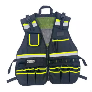 Сумка-органайзер для жилета электрика, легкая фурнитура, держатель для прочной сумки для хранения, многофункциональный