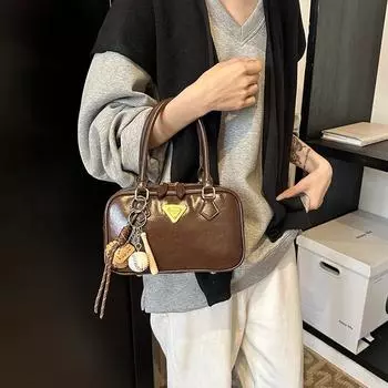 Сумка осень и зима 2024 женская новая ретро-сумка-подушка Майяра модная сумка-мессенджер с высоким темпераментом