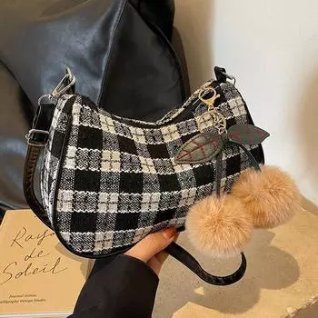 Сумка-палка женская 2024 новая модная ретро универсальная сумка-мессенджер женская иностранная универсальная сумка через плечо женская