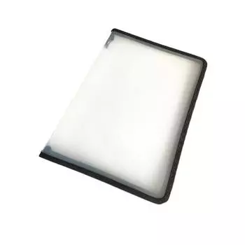 Сумка-папка большой вместимости, однотонный карман для файлов, креативный прозрачный карман на молнии, студенты