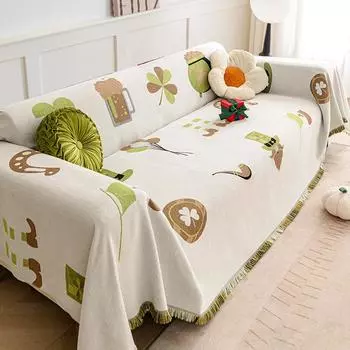 Сумка Peace Bag из синели, полотенце для волос, четыре сезона, универсальный чехол для дивана, пылезащитный чехол, цельный чехол для дивана для гостиной 180*130cm