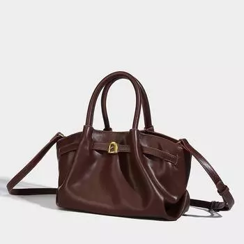 Сумка-пельмень Нишевый дизайн Высокий внешний вид Сумка через плечо подмышкой Сумка для поездок на работу Все в одном чёрный