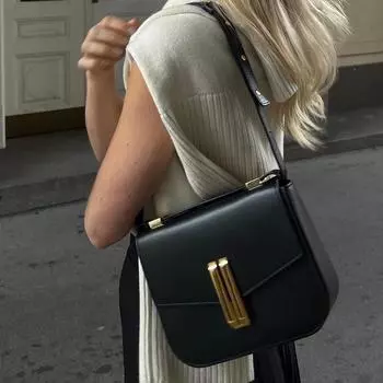 Сумка-перекидка из кожи тофу в стиле ретро, маленькая квадратная сумка, высококачественная легкая сумка через плечо из натуральной кожи класса люкс