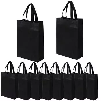 Сумка-переноска AllBright Carrying Shopping Shopping 10 Black with Gusset Bag, Bag, Bag, Non-Tkanine, Pieces, A4, Black, (вертикальный),