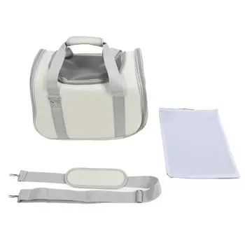 Сумка-переноска для домашних животных, дышащая большая вместительная ткань Оксфорд, дорожная сумка на одно плечо для кошек, дорожная сумка для улицы