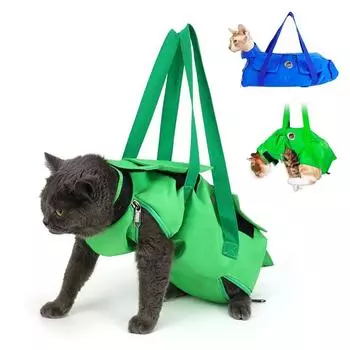 Сумка-переноска для домашних животных, рюкзак для путешествий, для ухода за собаками и кошками, удерживающие фиксированные сумки, устойчивые к царапинам, для купания, мытья, стрижки когтей, сумка для кошек S in 2-3kg