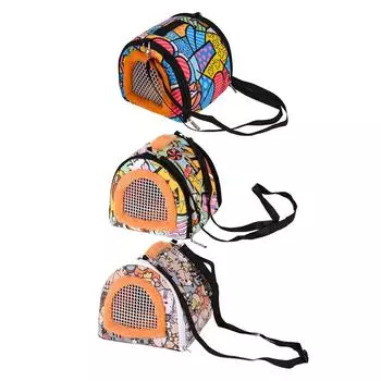 Сумка-переноска для хомяка, сумки-переноски для домашних животных, ежа, кролика, сахарной летяги, шиншиллы, морской свинки, белки, дорожная сумка-переноска для путешествий на открытом воздухе