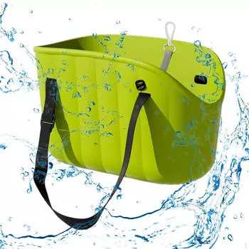 Сумка-переноска для кошек на открытом воздухе из дышащего материала EVA с пряжкой для ремней безопасности для путешествий и путешествий красный