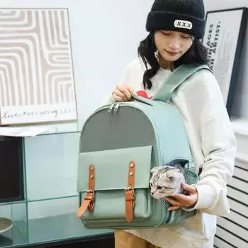 Сумка-переноска для кошек, рюкзак для кошек, дышащий, портативный, для кошек, маленьких собак, переноска для домашних животных, рюкзак для путешествий на открытом воздухе