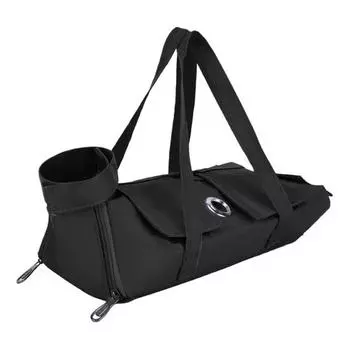 Сумка-переноска для кошек, рюкзак, регулируемая сумка-слинг для питомцев с карманом для хранения, для груминга, посещений ветеринара, приема лекарств, ухода за зубами, стрижки когтей S чёрный