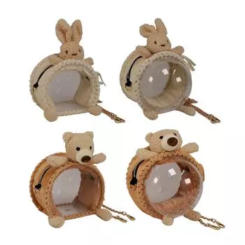 Сумка-переноска для птиц, дышащая, переносная клетка для путешествий, переноска для хомяков, попугаев, мелких птиц, сахарных летающих попугаев, шиншилл, мелких домашних животных