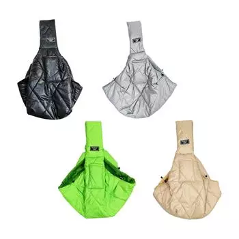 Сумка-переноска для собак и кошек с мягким ремешком, мягкая, дышащая, удобная сумка через плечо, сумка-тоут для щенков, собак, мелких животных, домашних животных, для улицы зелёный