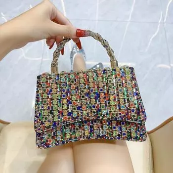 Сумка-переноска Универсальная сумка для ужина Модная сумка-переноска серебряный