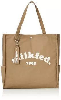 Сумка PIPING SQUARE TOTE COOPER LOGO 103212053011 бежевая [Milkfed] женская