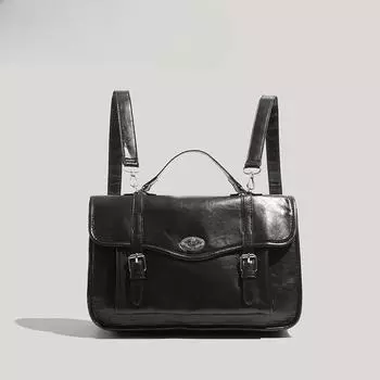 Сумка почтальона в студенческом стиле, школьная сумка, нишевая сумка из масляной вощеной кожи, портфель, сумка через плечо, рюкзак для поездок на работу, женский