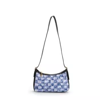 Сумка-подмышка из денима в корейском стиле 2024 года - модный женский аксессуар Niche