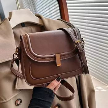 Сумка подмышки для женщин 2023, новая высококачественная сумка через плечо в стиле ретро с матовым покрытием, популярная женская маленькая квадратная сумка высокого класса