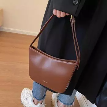 Сумка подмышки, женская маленькая квадратная сумка, сумка через плечо из искусственной кожи, сумка через плечо