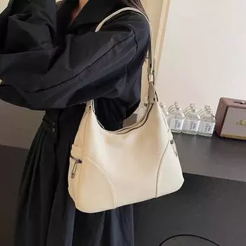 Сумка подмышкой для женщин, большая вместимость, осень-зима, новые повседневные сумки через плечо на одно плечо, модные сумки для поездок на работу