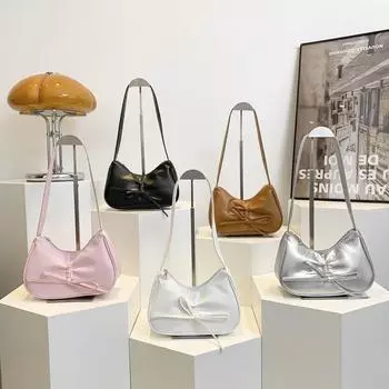Сумка подмышкой для женщин, новая повседневная и модная женская нишевая дизайнерская персонализированная и красивая сумка через плечо в форме полумесяца
