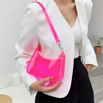 Сумка подмышкой на молнии большой емкости портативная изысканная модная дорожная сумка для розовый