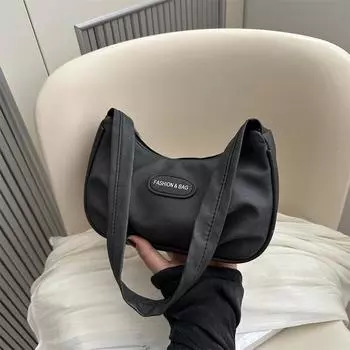 Сумка подмышкой женская летняя сумка-багет 2024 года новая модная сумка-полумесяц высокого класса универсальная сумка через плечо белый