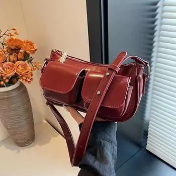 Сумка подмышкой женская летняя универсальная 2024 новая модная женская сумка-мессенджер высокого чувства в иностранном стиле маленькая квадратная сумка серебряный