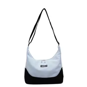 Сумка подмышку женская большой вместимости, на плечо, студенческая, для поездок, кроссбоди синий