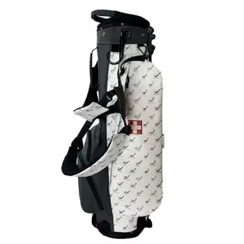 Сумка-подставка Kinosho TRANSIT Canvas Caddy Bag Lightweight 8 Type 3 Split 2024 Модель 0899 Carbon Gray x Monogram KHG-STG02W