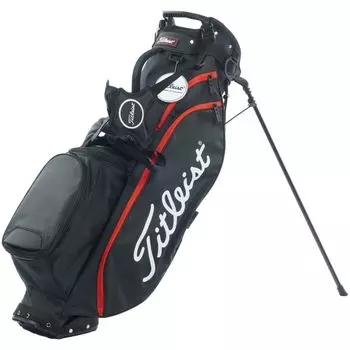 Сумка-подставка Titleist New Players 4, Черный/Черный/Красный, TB23SX4A