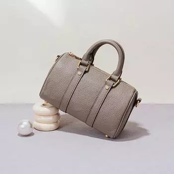 Сумка-подушка Boston, нишевый дизайн, сумка в стиле ретро из высококачественной кожи, высококачественная, модная и универсальная сумка через плечо хаки