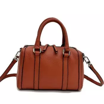 Сумка-подушка через плечо из коровьей кожи с верхним слоем - маленькая, модная и универсальная для женщин, 2025 г. в японском и корейском стиле. белый